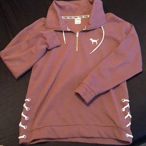 PINK Quarter-zip Pullover